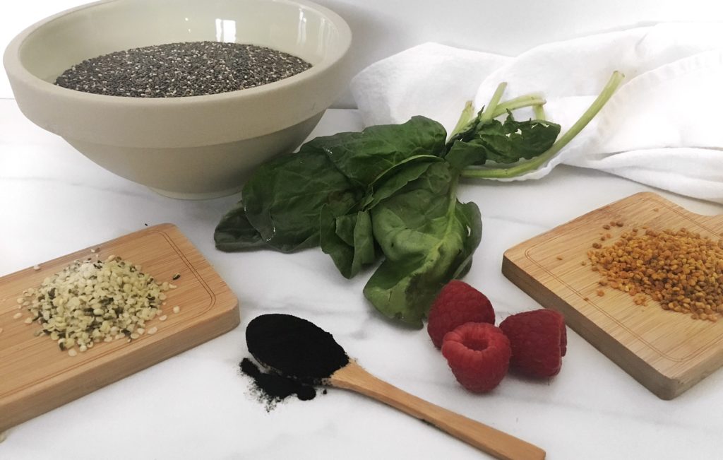 superfood break down, chia bowl