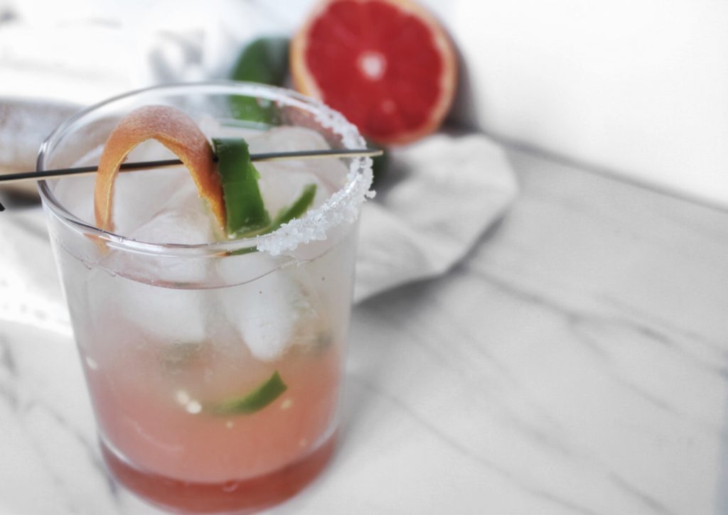 spicy grapefruit margarita