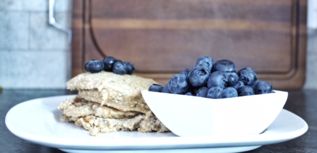 healthy banana oat pancakes