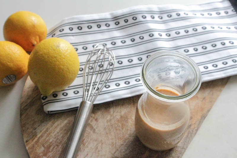 Spicy Lemon Tahini Dressing