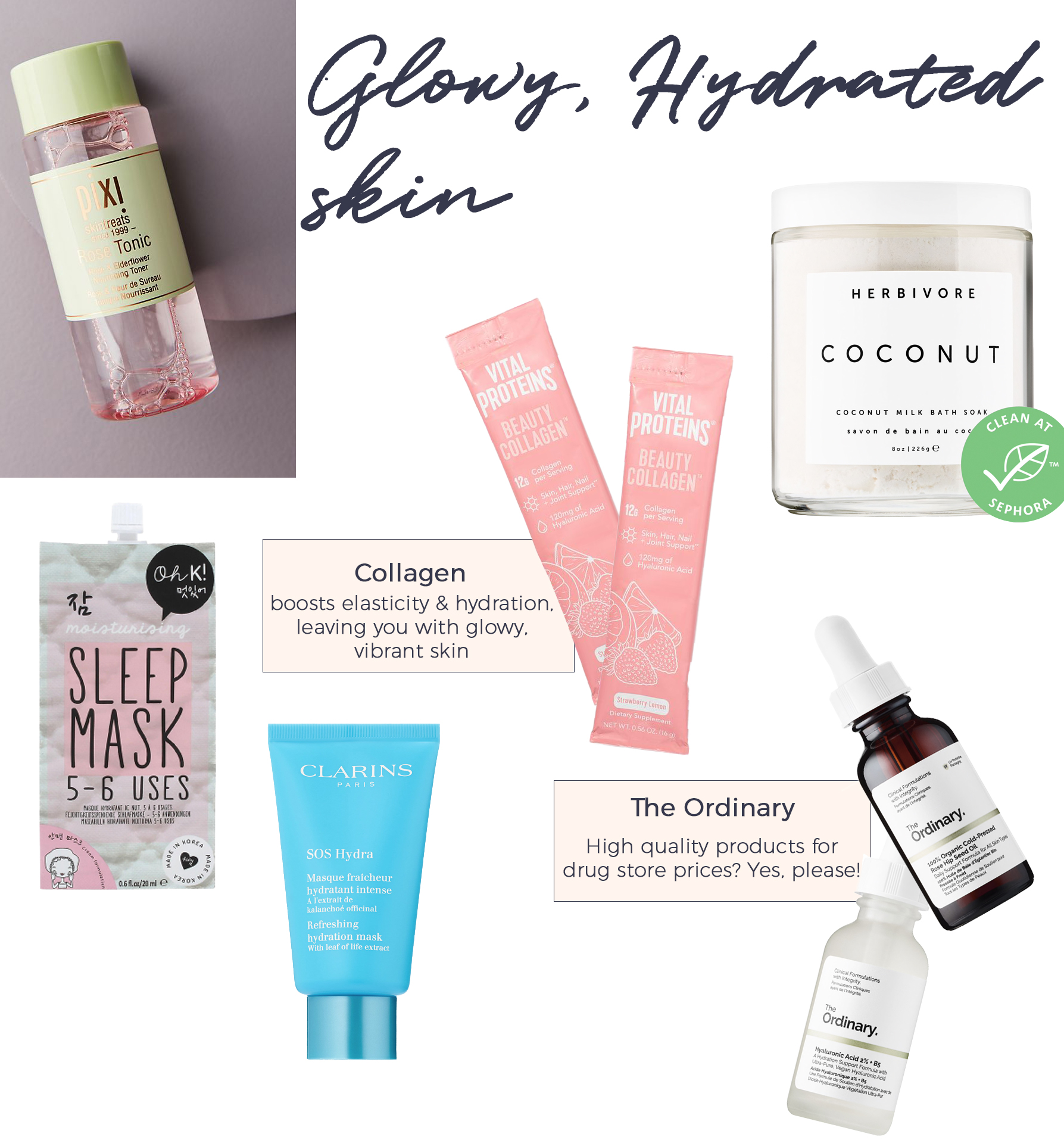 Glowy Hydrated Skin from Head to Toe