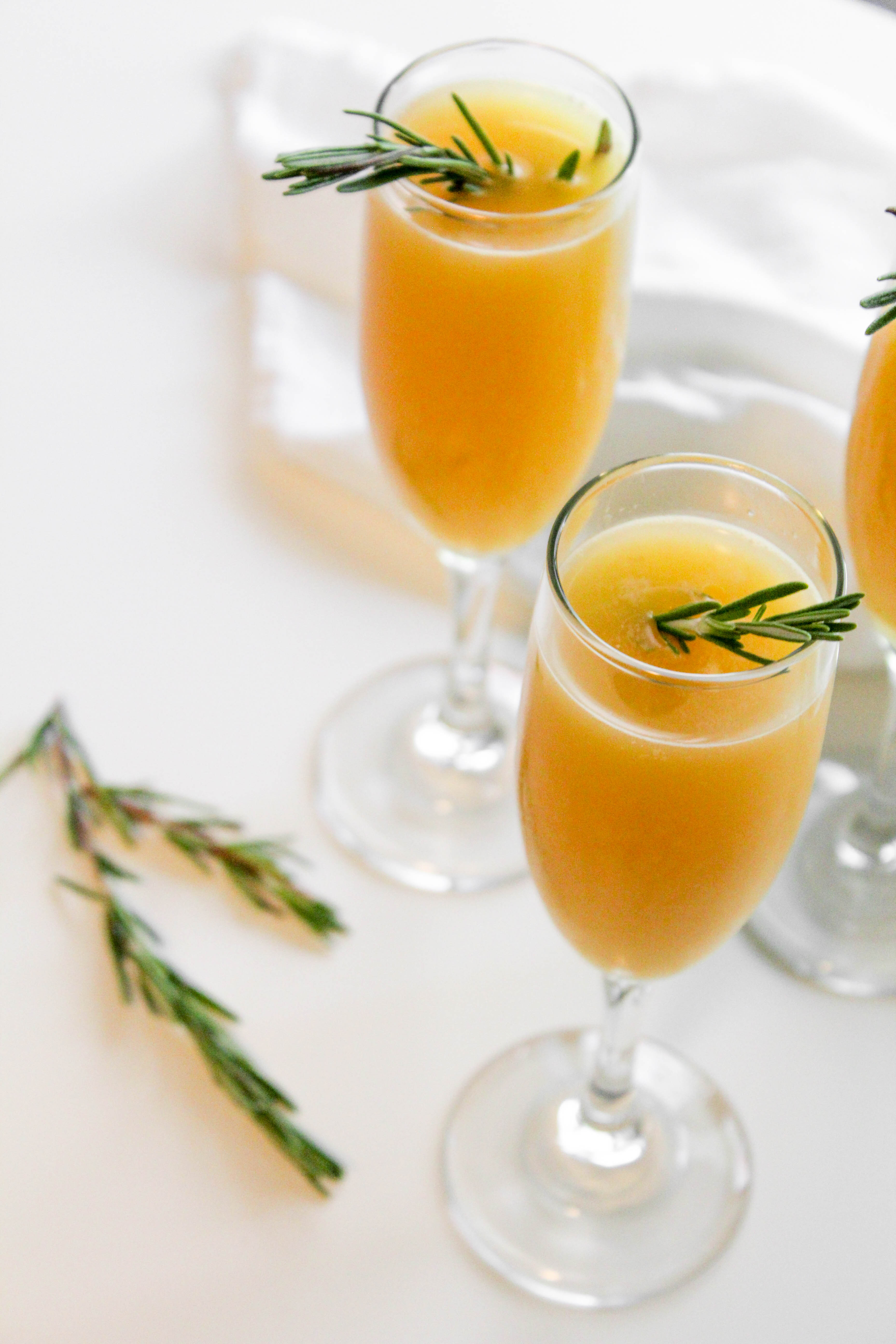 Virgin Rosemary Ginger Kombucha Mimosa