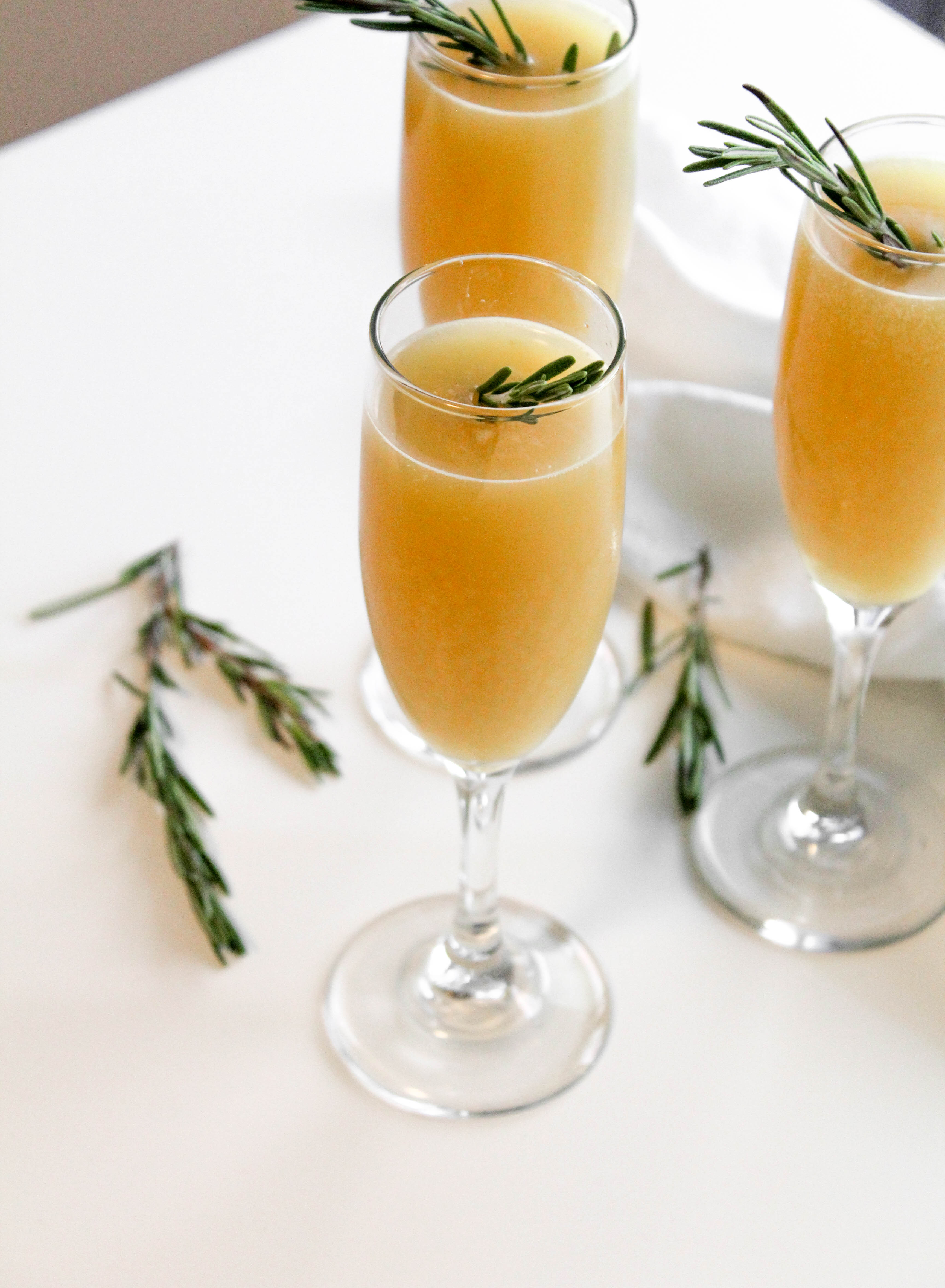 Virgin Rosemary Ginger Kombucha Mimosa