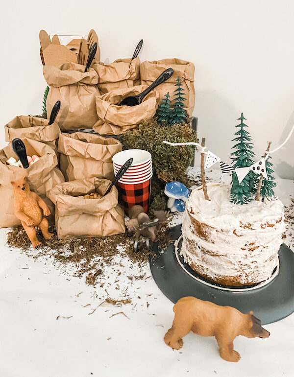 woodland themed birthday party