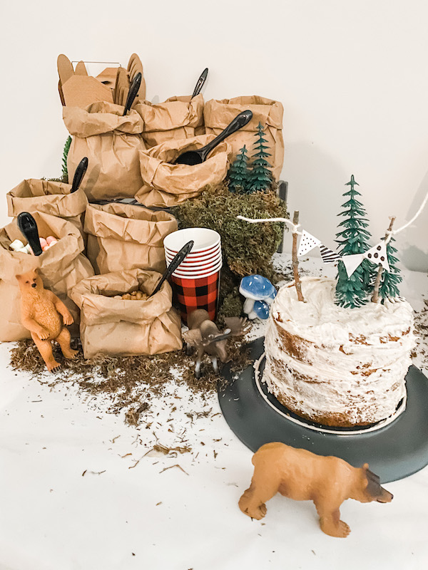 woodland themed birthday party