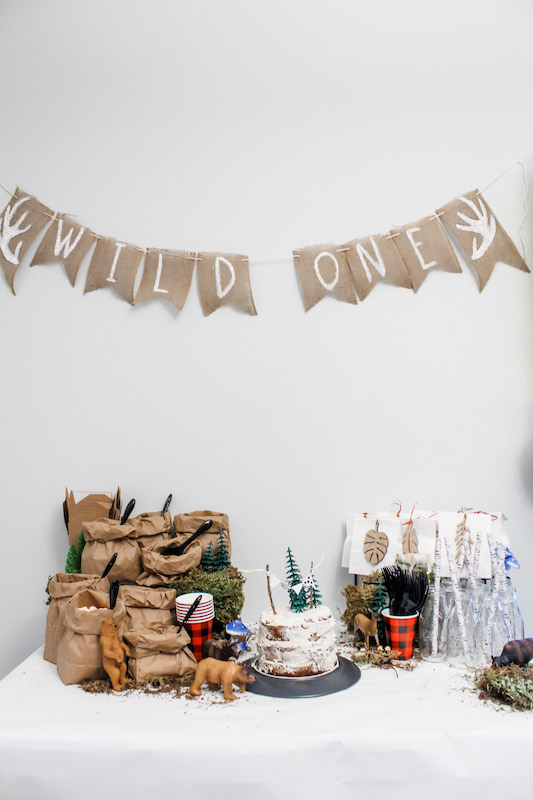 woodland themed birthday party